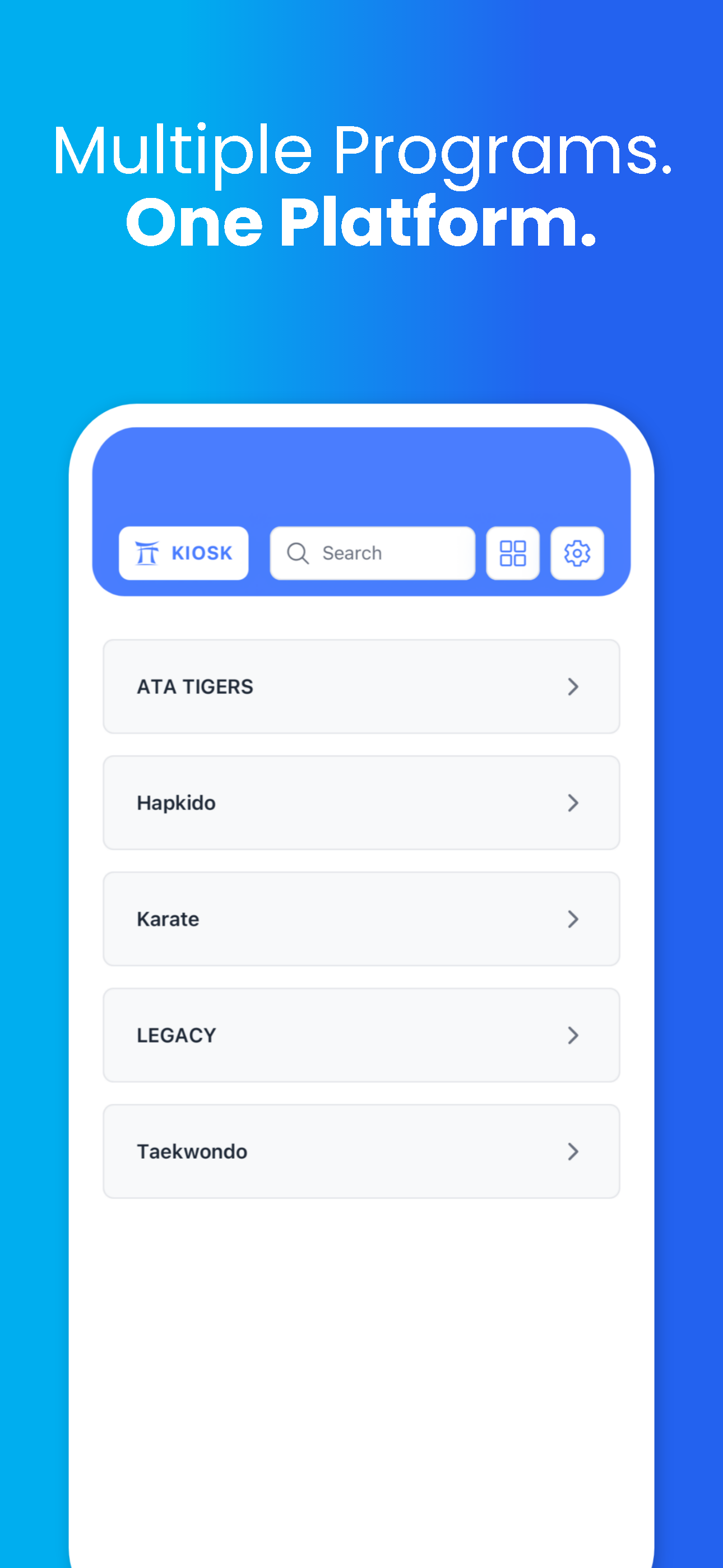 Manage My Dojo: Kiosk screenshot 5