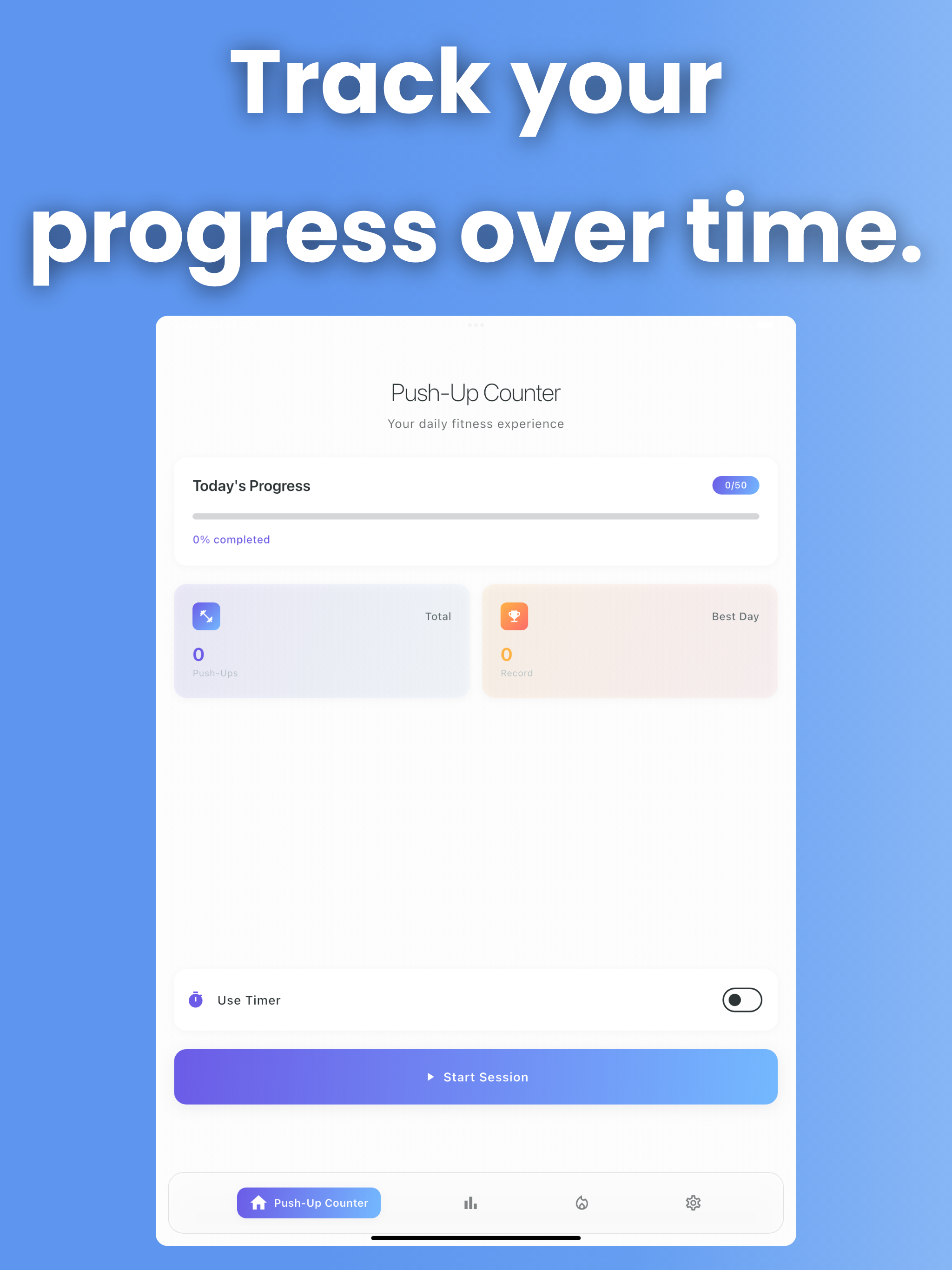 Push-up Counter: Daily Reps screenshot 9
