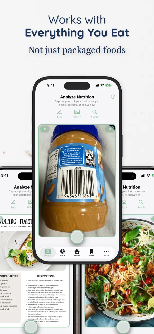 Screenshot #3 pour InaSnap! - Recipe Nutrition
