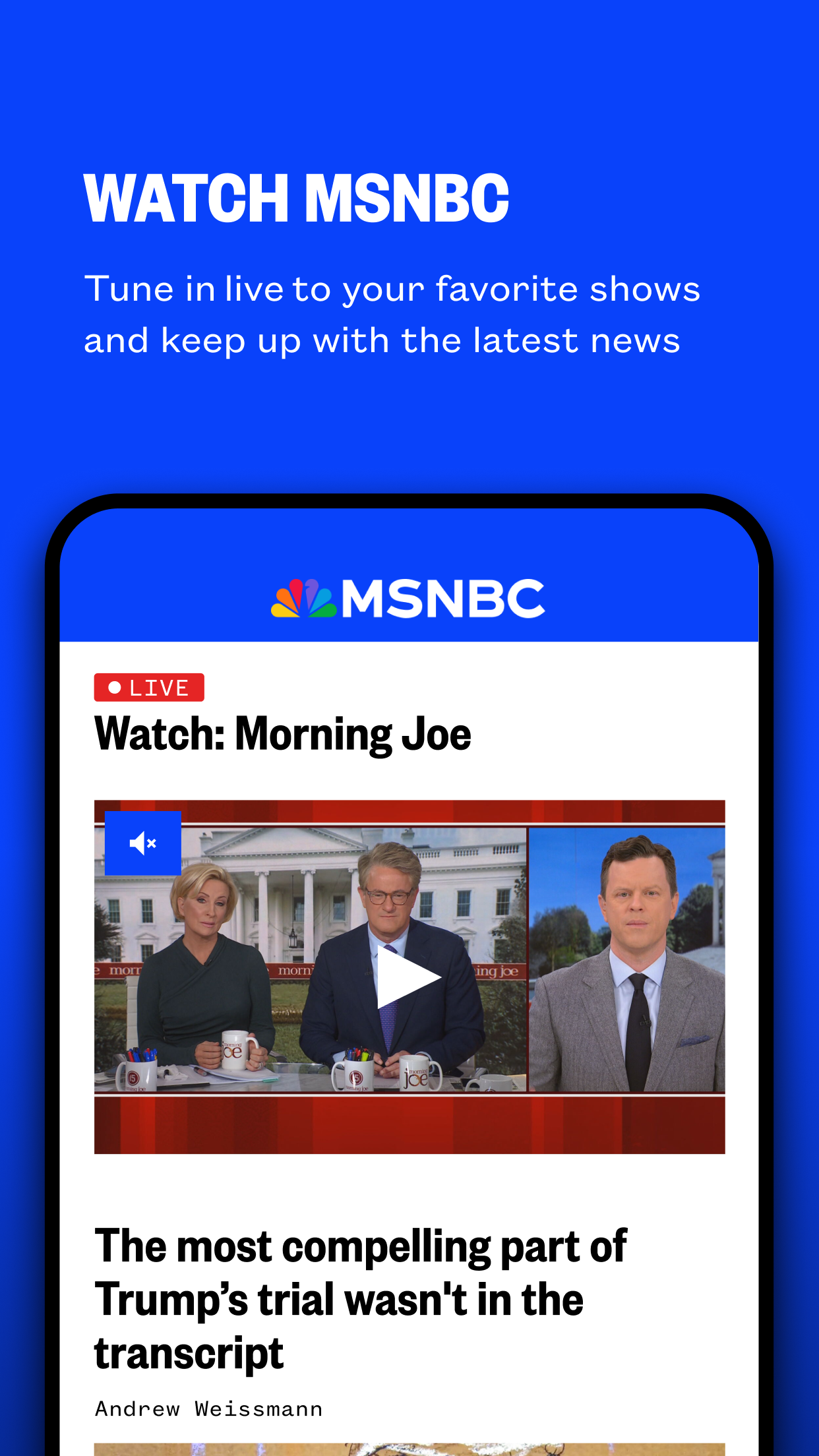 MSNBC: Watch Live & Analysis screenshot 2