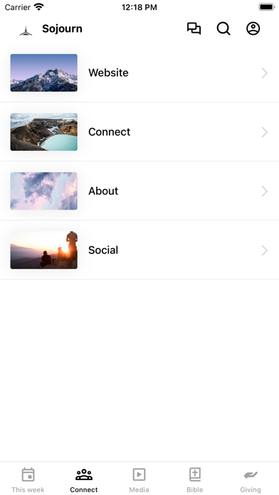 Sojourn Baptist iPhone screenshot 2 - Education app