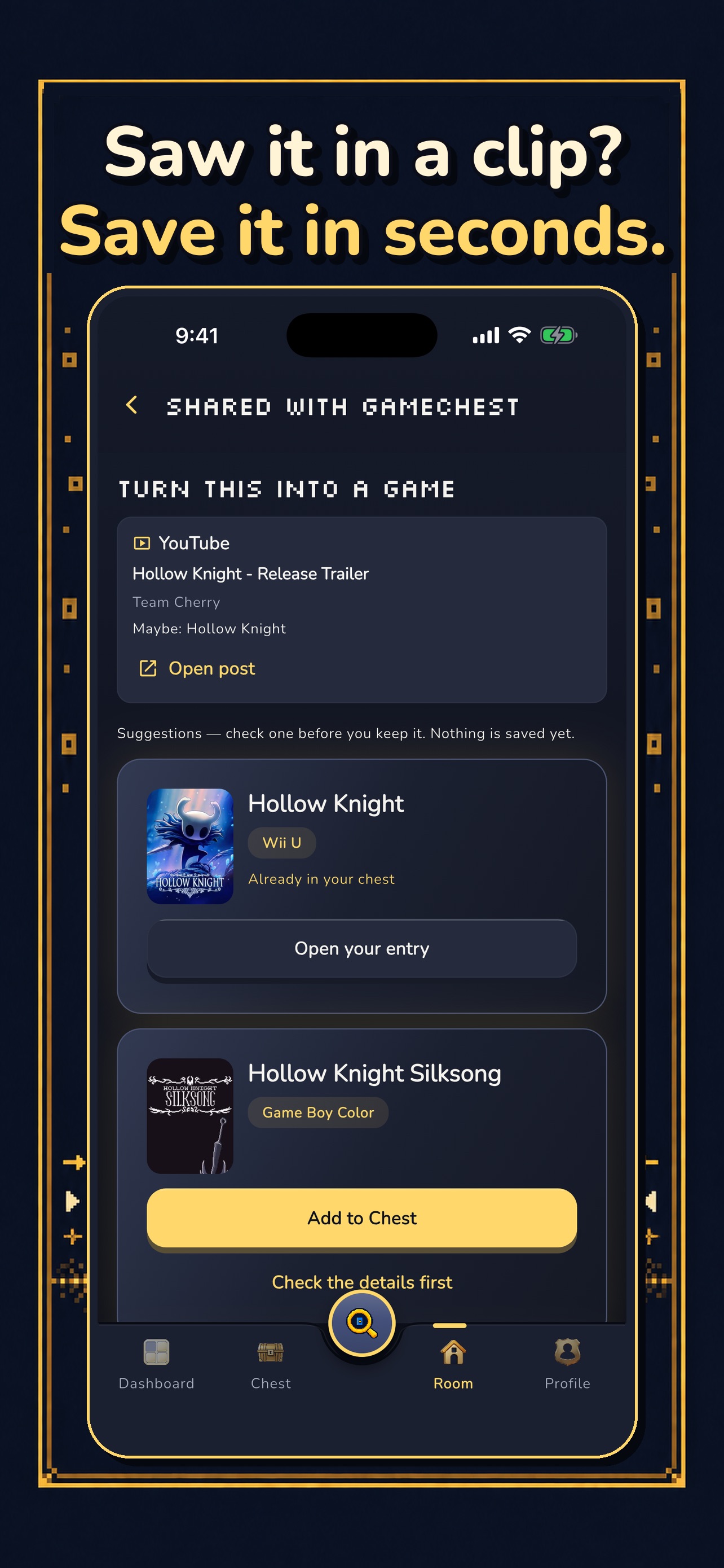 Screenshot 1 of GameChest – Game Tracker