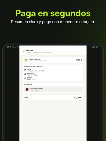 Sporttia - Reserva tu deporte iPad screenshot 3