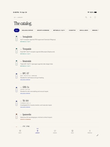 Oris. iPad screenshot