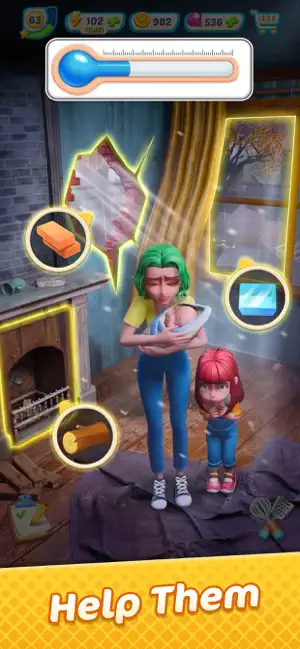 Gossip Harbor®: Merge & Story iPhone screenshot 1