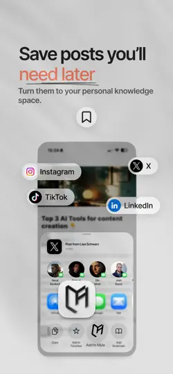 Myla - Chat With Social Posts iPhone Ekran Görüntüsü 1