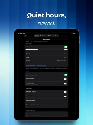 Relay: SMS Forwarding iPad screenshot