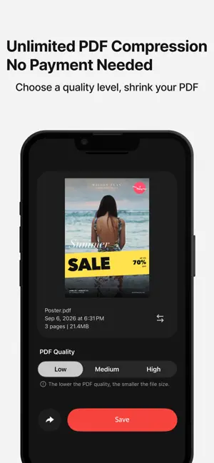 PDF Slim - Reduce PDF Size screenshot 1