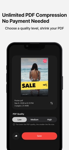 PDF Slim - Reduce PDF Size Screenshot 1 of 3