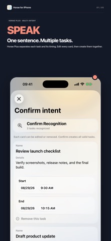 Horae: AI Task Planner Screenshot 1 of 5