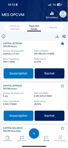 OPCVM DIRECT iPhone screenshot