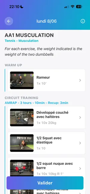 Optitrainer screenshot 3