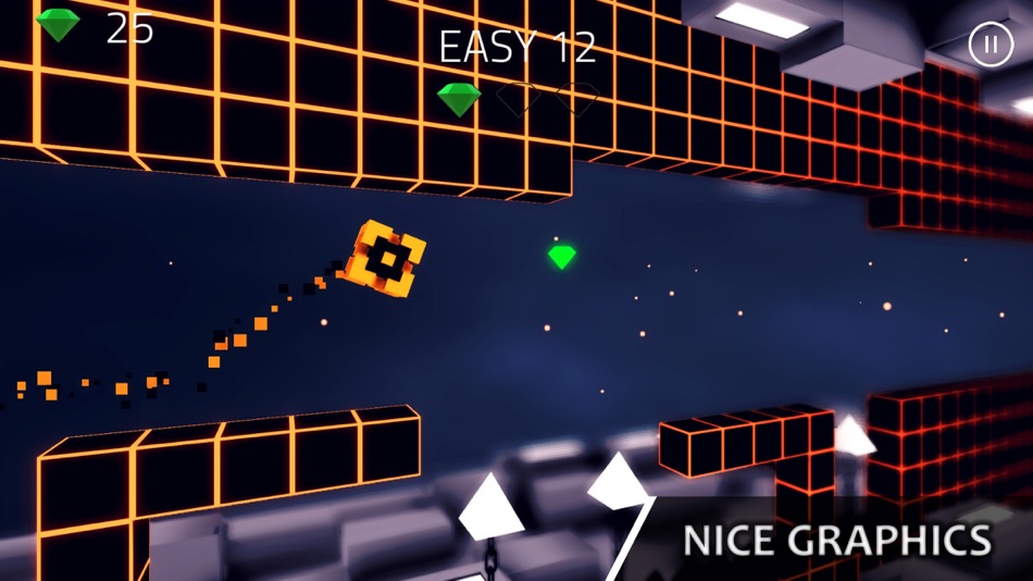 #1. Geometry Jump 3D (iOS) Podle: Damian Kupper