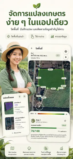วัดที่ดิน จัดการเกษตร - Farm screenshot 1