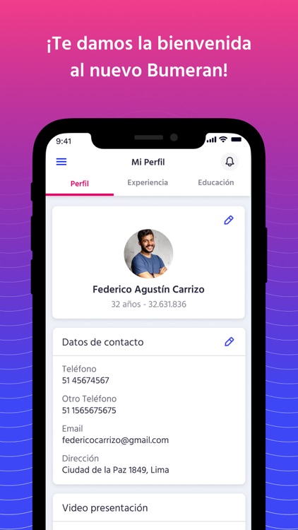 Bumeran: búsqueda de empleo