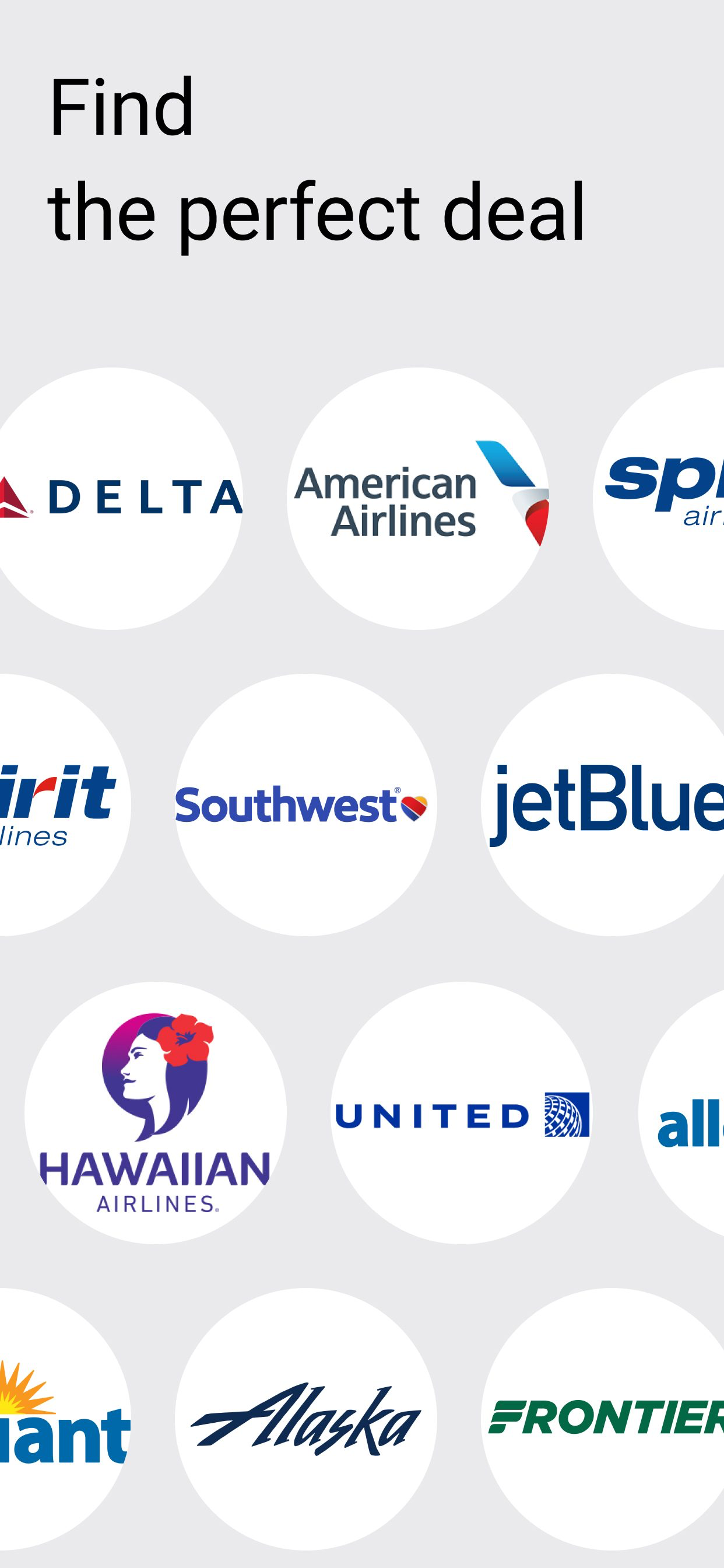 Cheap flights・All airlines