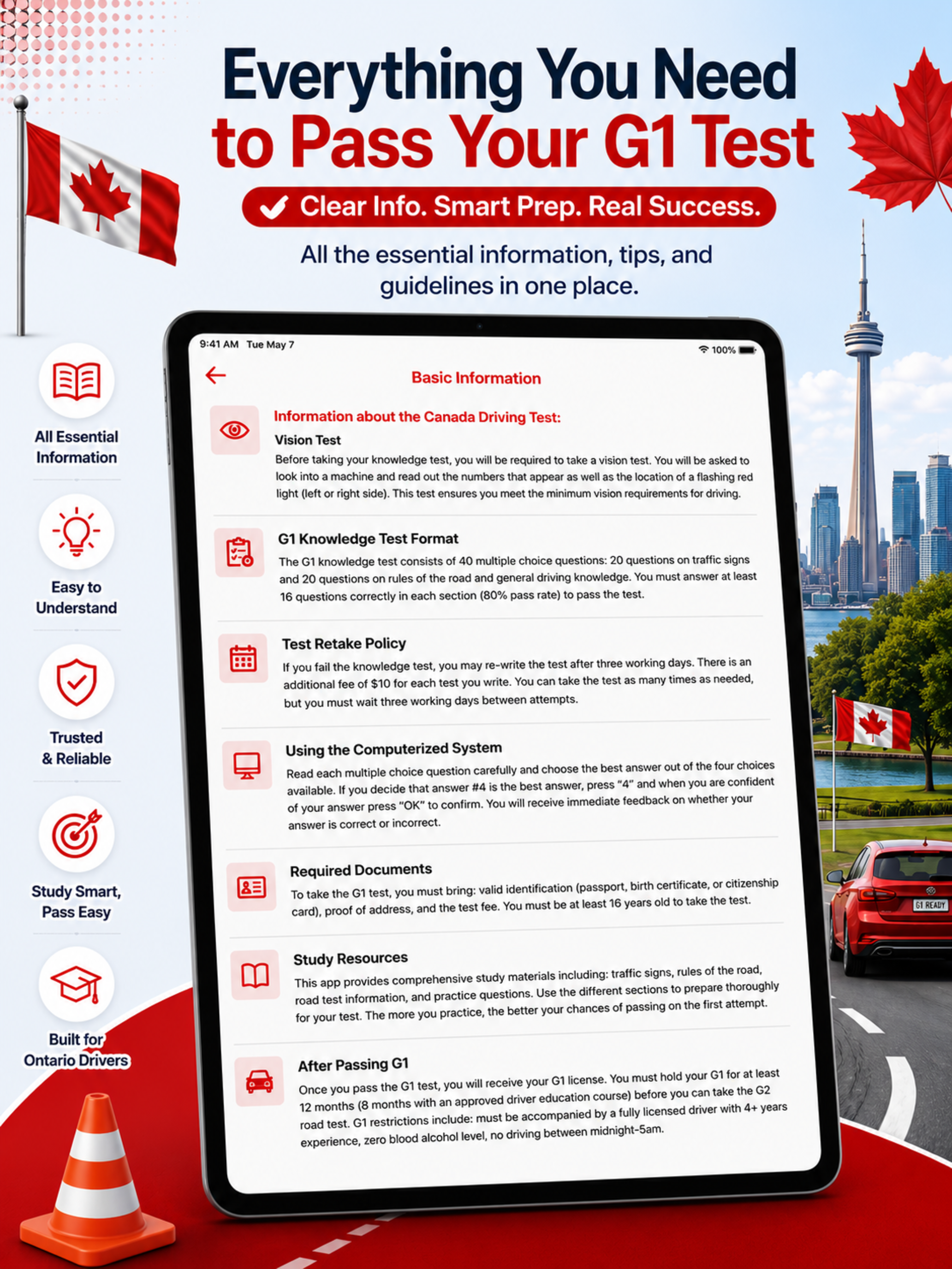 Canada Driving Test G1 and G2 screenshot 17