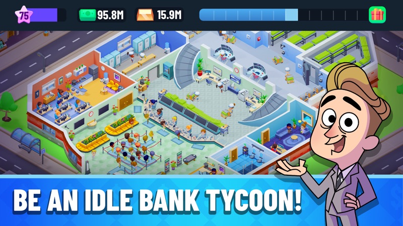 Idle Bank Tycoon: Money Game screenshot 1