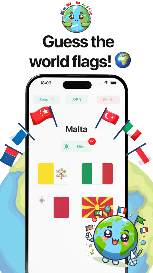 #1. Flag Quiz· (iOS) 由: Eren Berkay Dinc