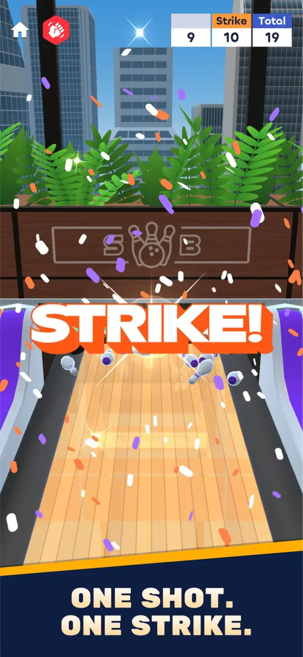 Skyline Bowling Hack screenshot 1 - iOS game interface