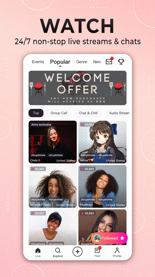 #3. 17LIVE - Live Streaming & Chat (iOS) 由: 17LIVE INC.
