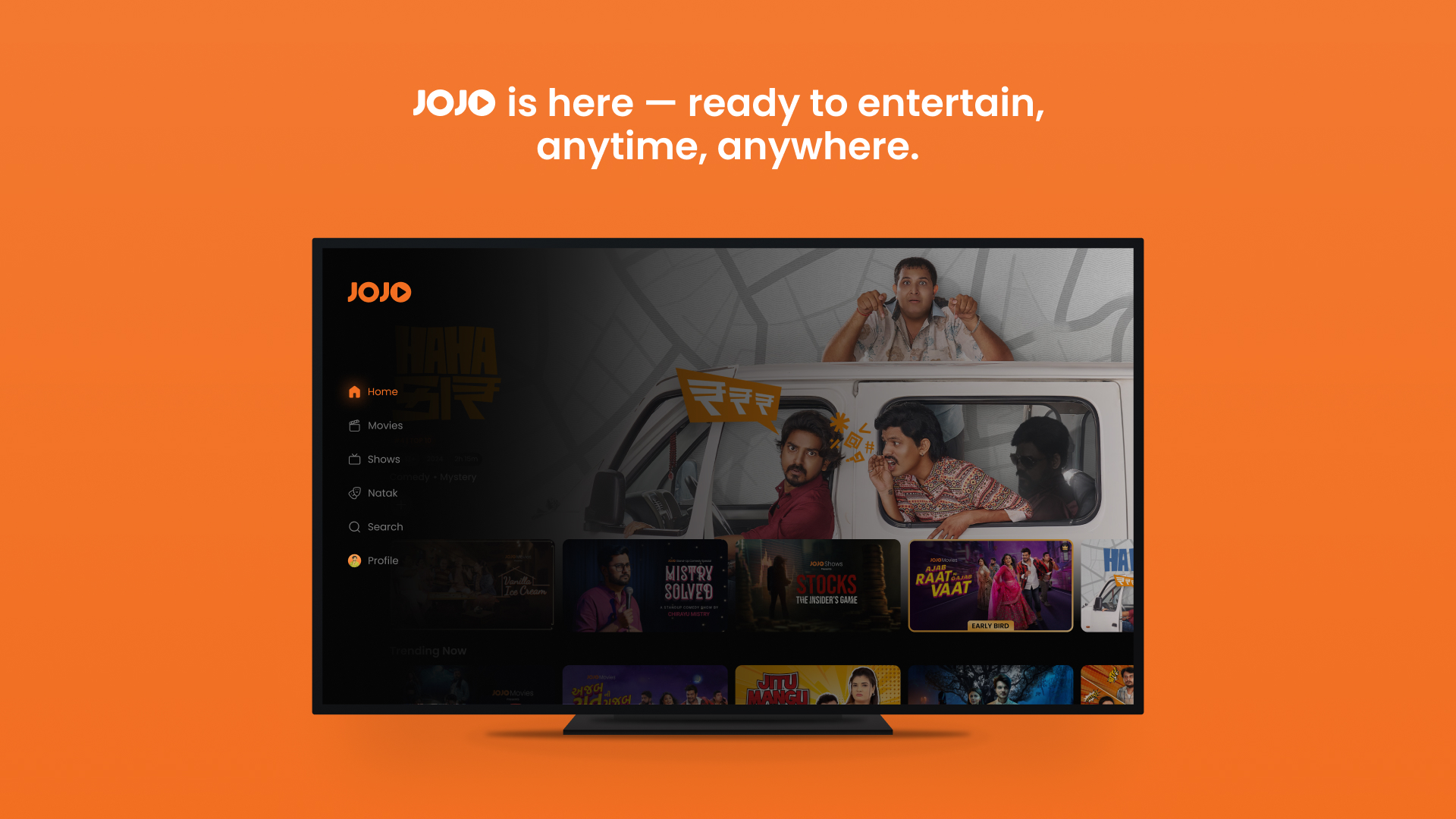 JOJO APP: Movies, Shows, Natak