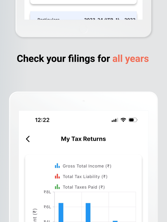 Income Tax Return AllIndiaITR iPad screenshot 5 - Finance app