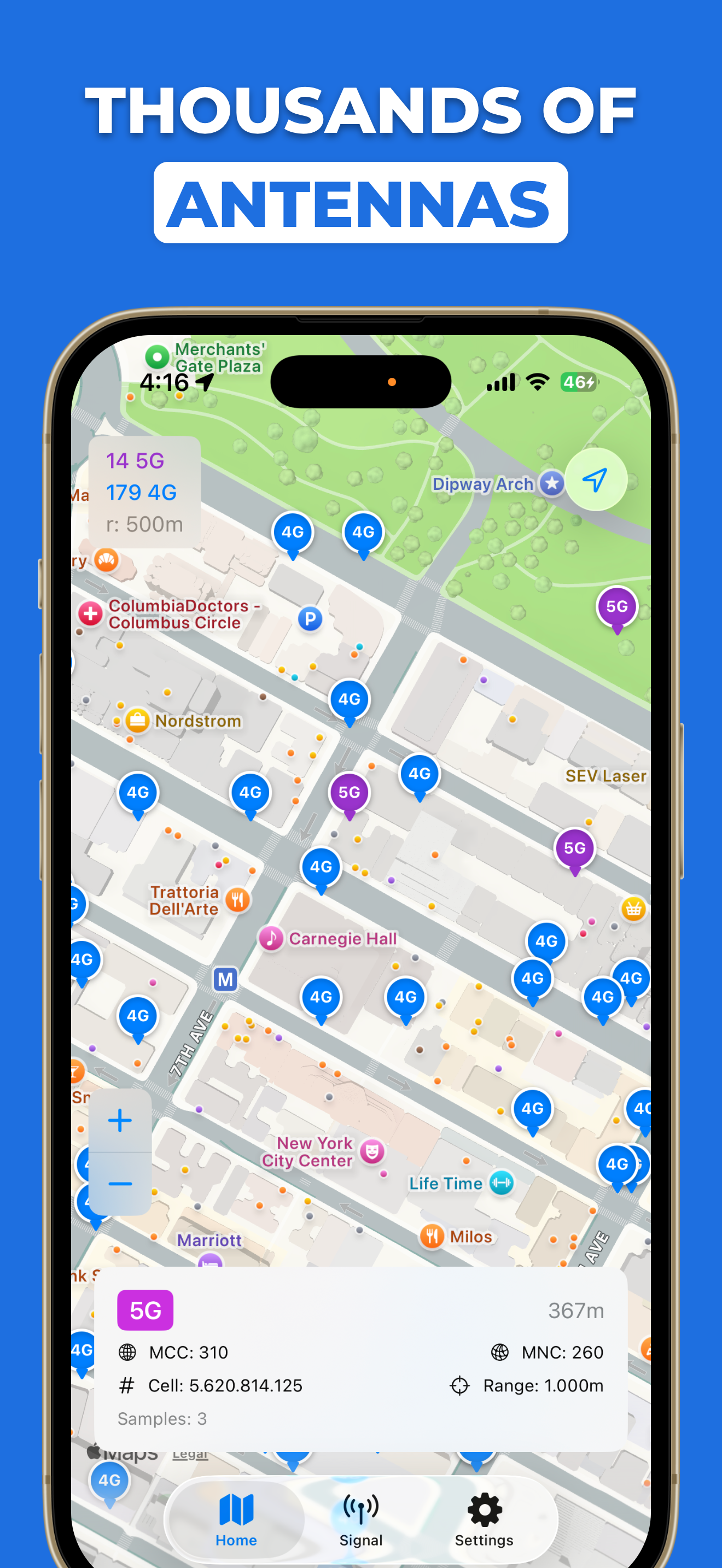 Cell Tower Locator - Find 5G