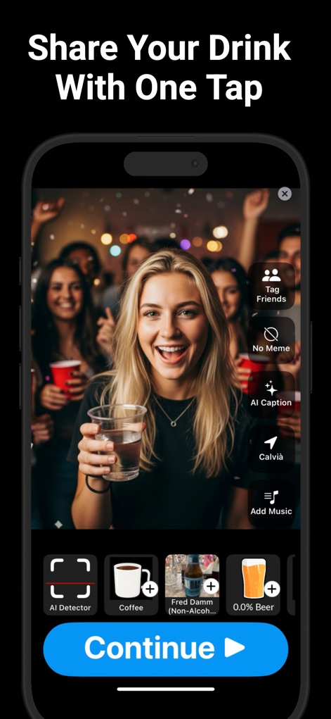 Beer Buddy - Friends Alerts - Cet outil facilite le partage de moments avec l'interface de partage de photos intuitive, proposant des options avancées comme l'ajout de boisson et de tags pour enrichir chaque publication.