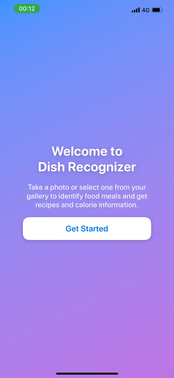 Screenshot #1 pour Dish Recognizer