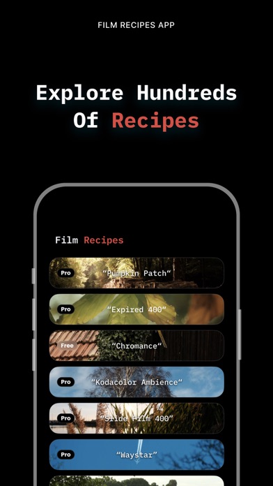 Film Recipes for Fujifilm Screenshot