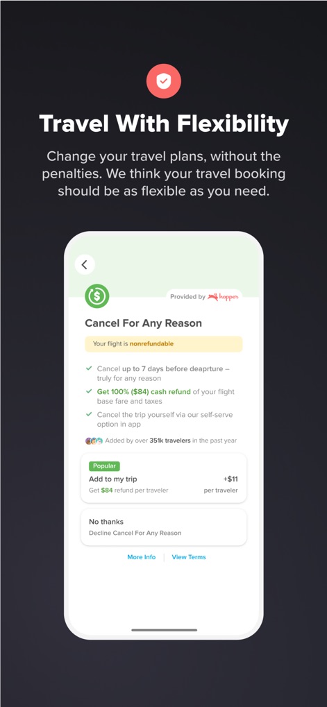 Hopper: Flights, Hotels & Cars - Flexible Travel Options