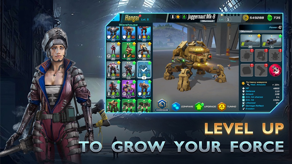 #4. Mech & Aliens: Robot Battle (iOS) 由: Rightsoft Labs LTD