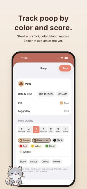 Nikukyu Log - Family Pet Care screenshot 2