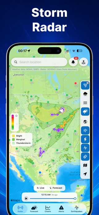 Weather Radar - NOAA Network Screenshot 6 of 10
