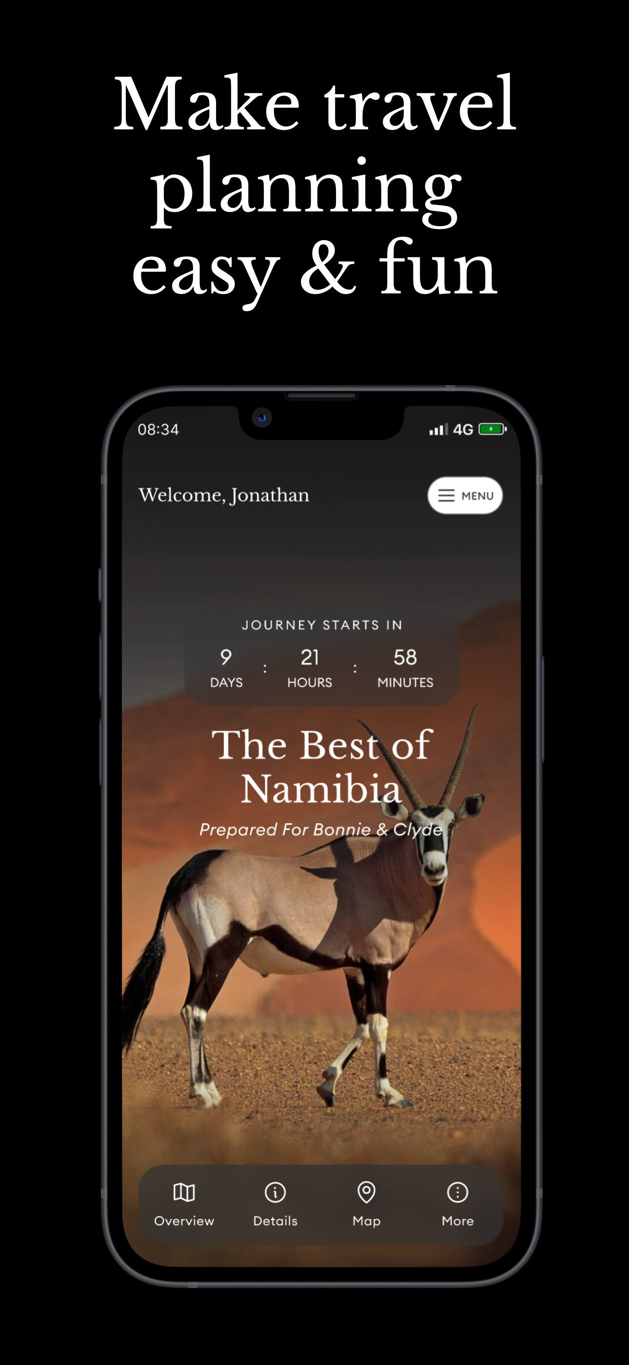 SAFARI FRANK Travel App screenshot 4