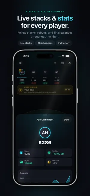 LocoPoko: Poker Chip Tracker screenshot 4
