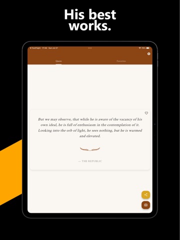 Daily Plato iPad screenshot