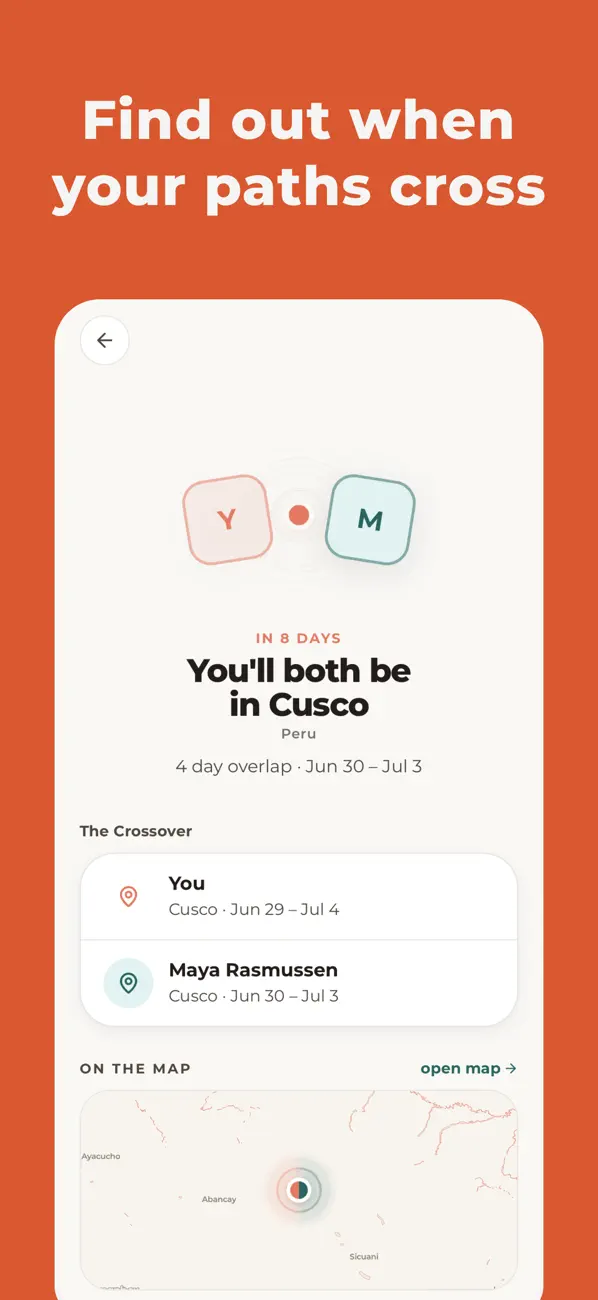 Screenshot #1 pour Crosser: Travel with Friends