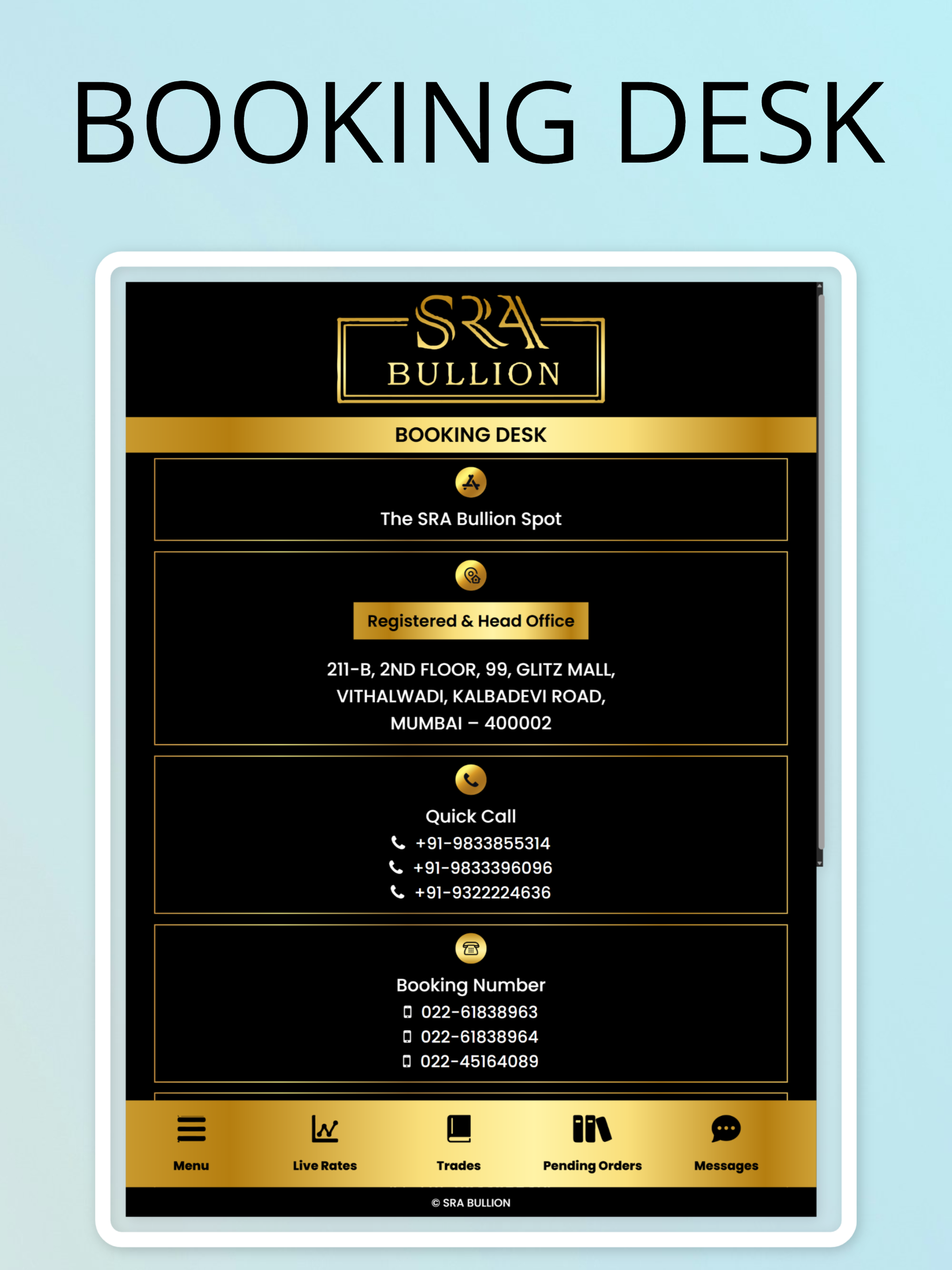 SRA Bullion