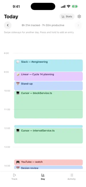 Cronus - AI Time Tracker screenshot 1