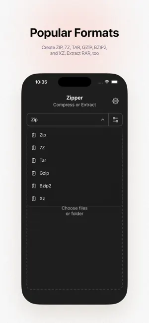 Zipper: Archive Manager screenshot 2