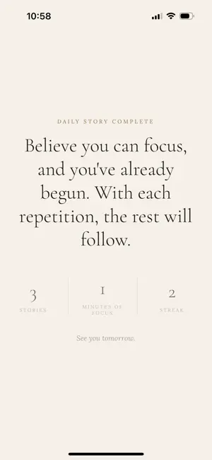 Daily Focus: Read & Train screenshot 1