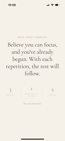 Daily Focus: Read & Train Screenshot 1 of 4