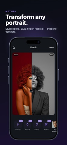 Memora: AI Photo Enhancer screenshot
