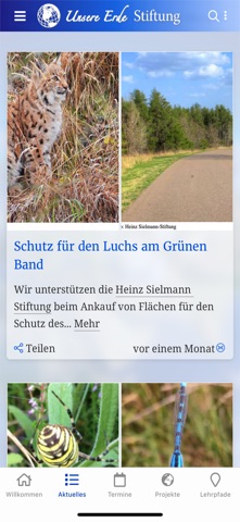 Unsere Erde Stiftung Screenshot 2 of 5