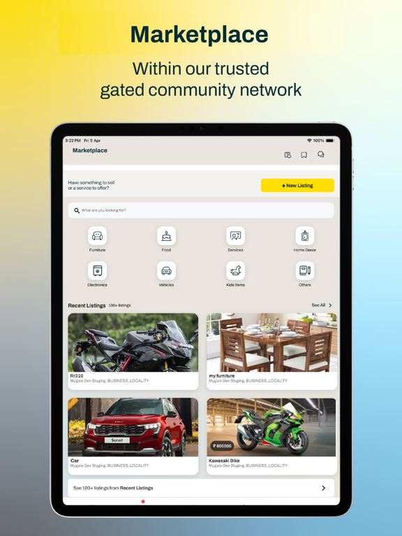 Mygate Premium iPad screenshot 5 - Lifestyle app