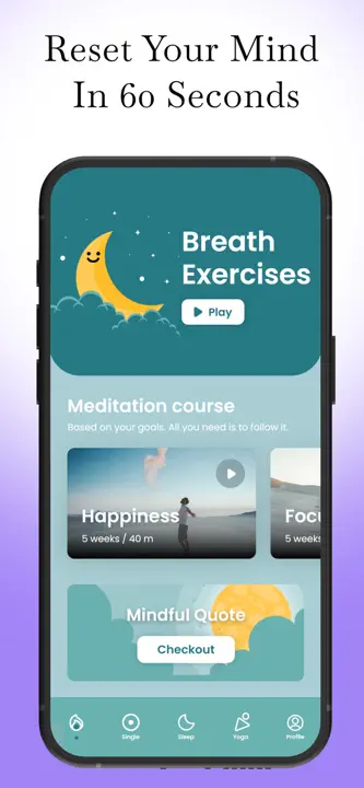 Meditation - focus mind: Screenshot 4 von 5