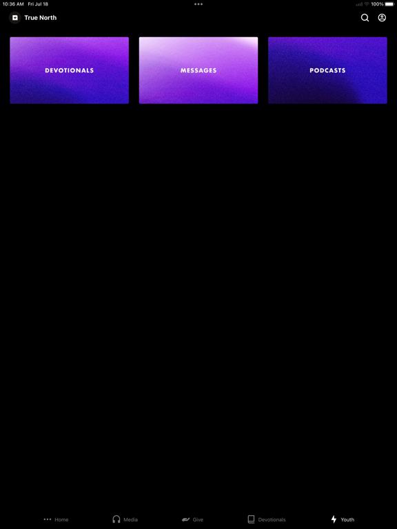 True North Church iPad screenshot 4 - Lifestyle app