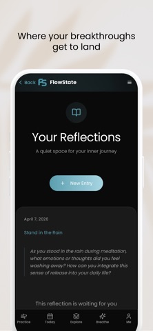Screenshot 8 di FlowState: Breathe + Meditate
